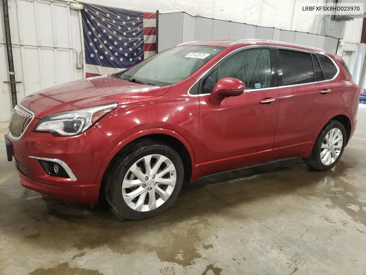 2017 Buick Envision Premium Ii VIN: LRBFXFSX8HD023970 Lot: 55142875