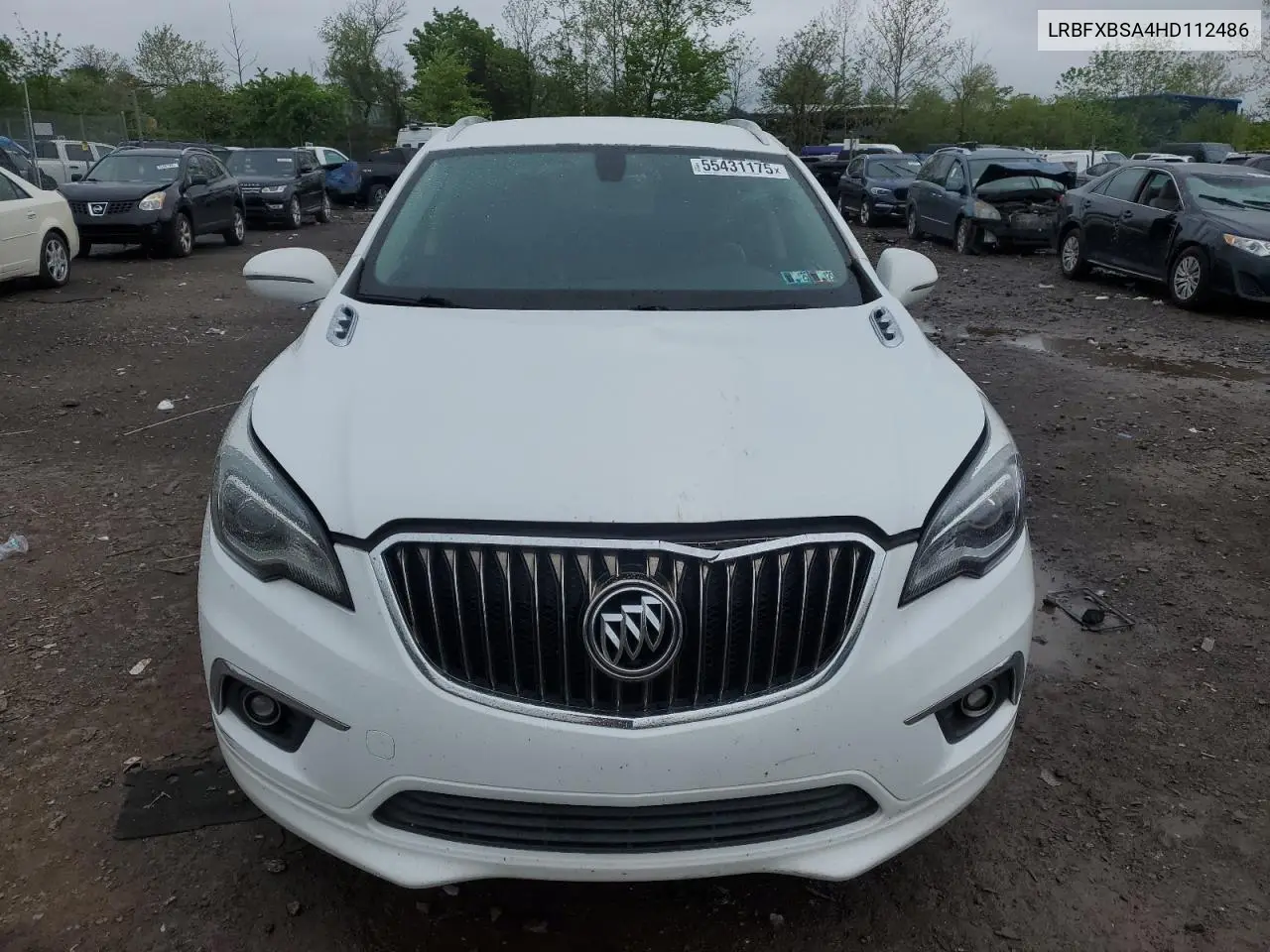 2017 Buick Envision Essence VIN: LRBFXBSA4HD112486 Lot: 55431175