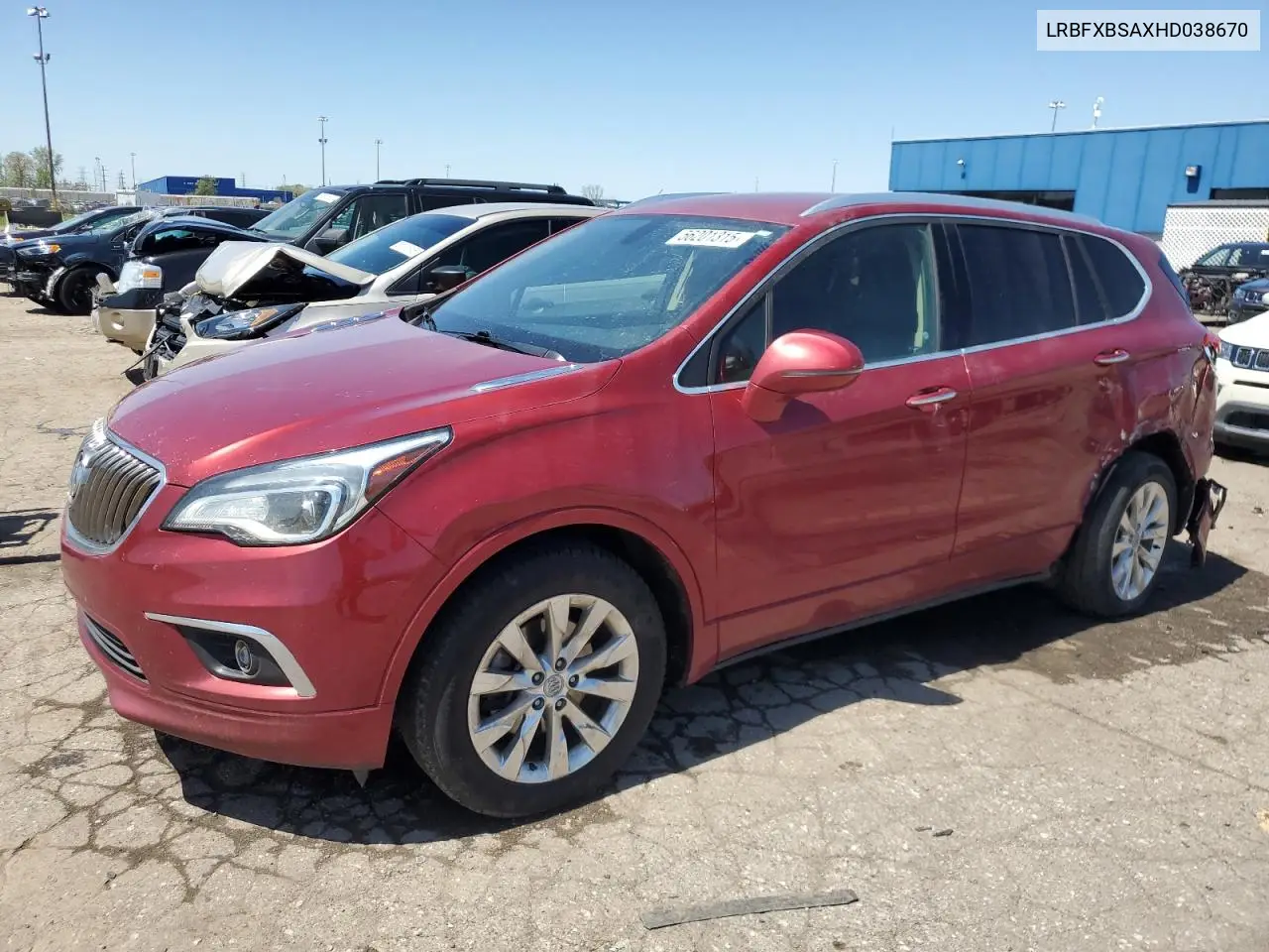 2017 Buick Envision Essence VIN: LRBFXBSAXHD038670 Lot: 56201315