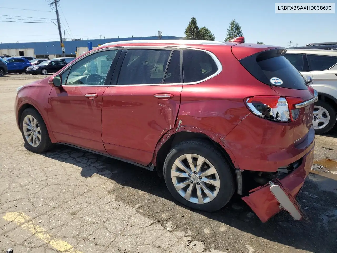 2017 Buick Envision Essence VIN: LRBFXBSAXHD038670 Lot: 56201315