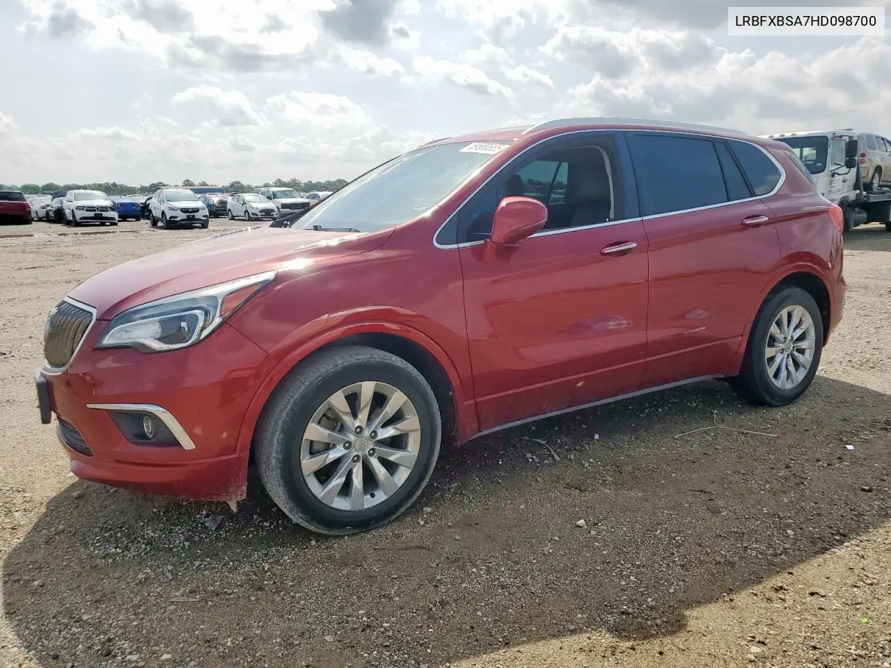 2017 Buick Envision Essence VIN: LRBFXBSA7HD098700 Lot: 59580865