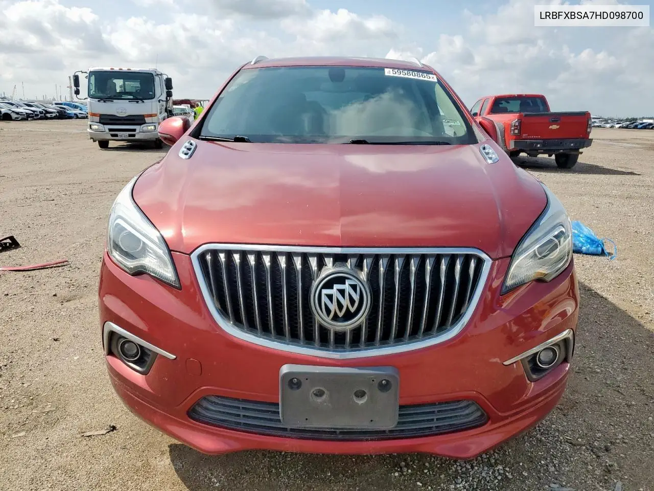 2017 Buick Envision Essence VIN: LRBFXBSA7HD098700 Lot: 59580865