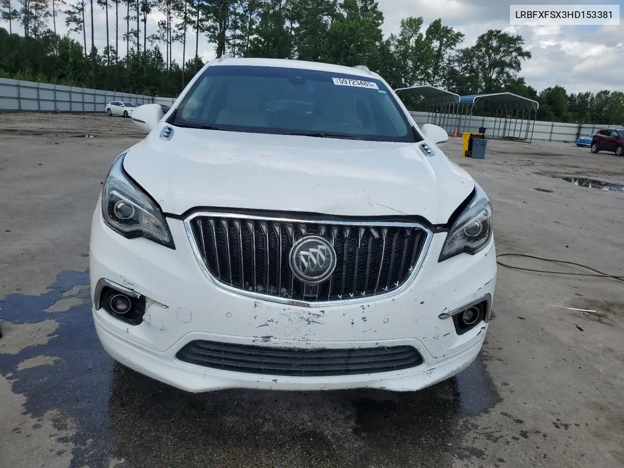 2017 Buick Envision Premium Ii VIN: LRBFXFSX3HD153381 Lot: 59723485