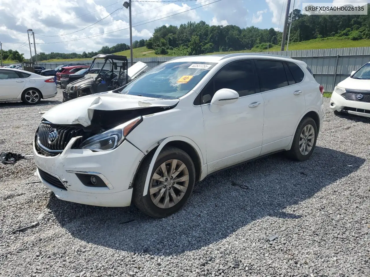 2017 Buick Envision Essence VIN: LRBFXDSA0HD026135 Lot: 62537255