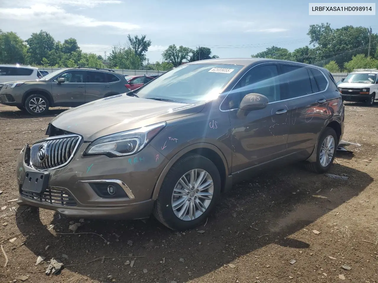 2017 Buick Envision Preferred VIN: LRBFXASA1HD098914 Lot: 62555655