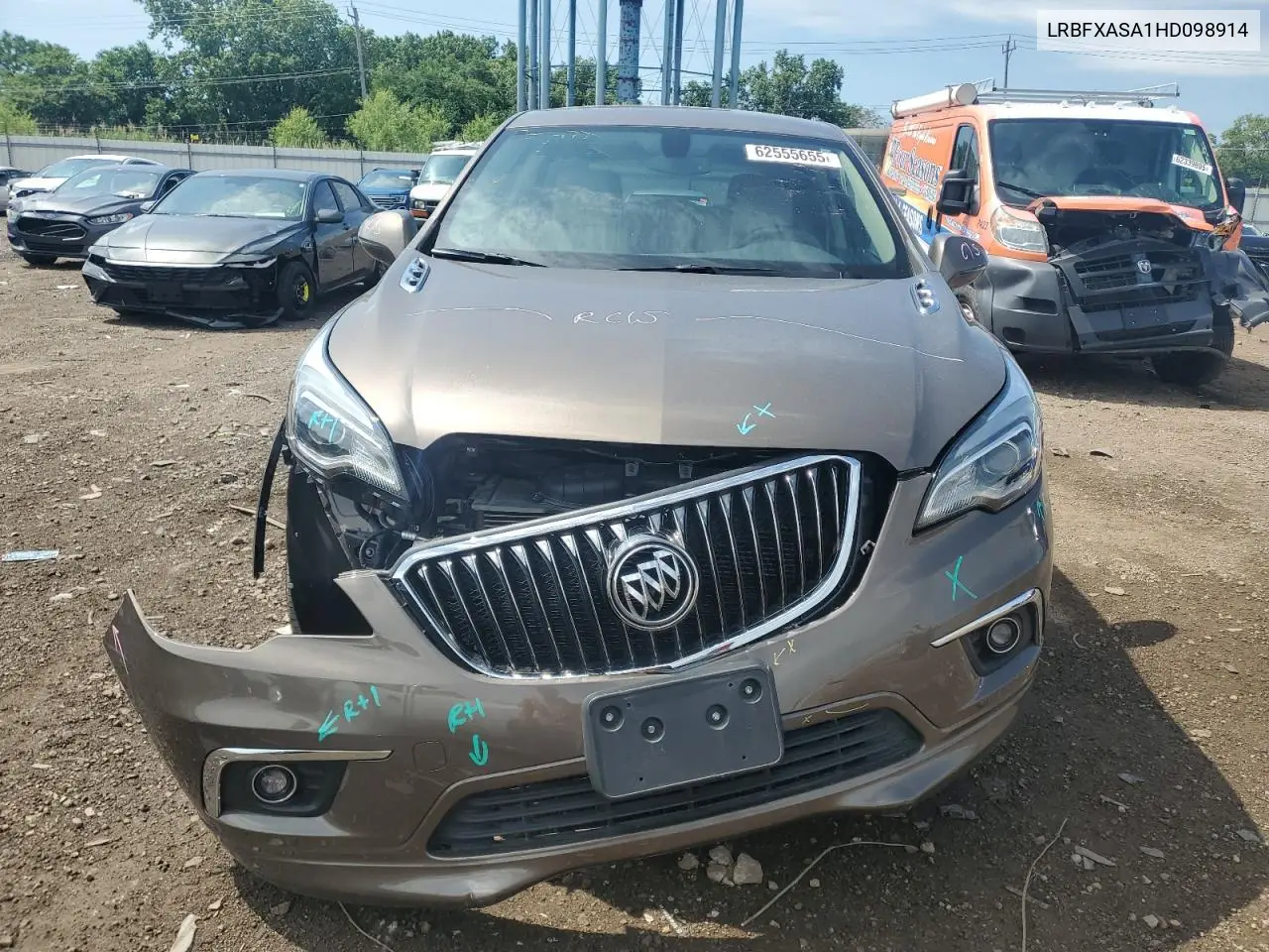 2017 Buick Envision Preferred VIN: LRBFXASA1HD098914 Lot: 62555655