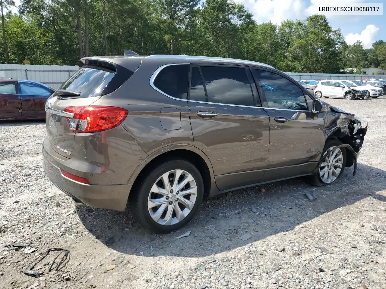2017 Buick Envision Premium Ii VIN: LRBFXFSX0HD088117 Lot: 62754615