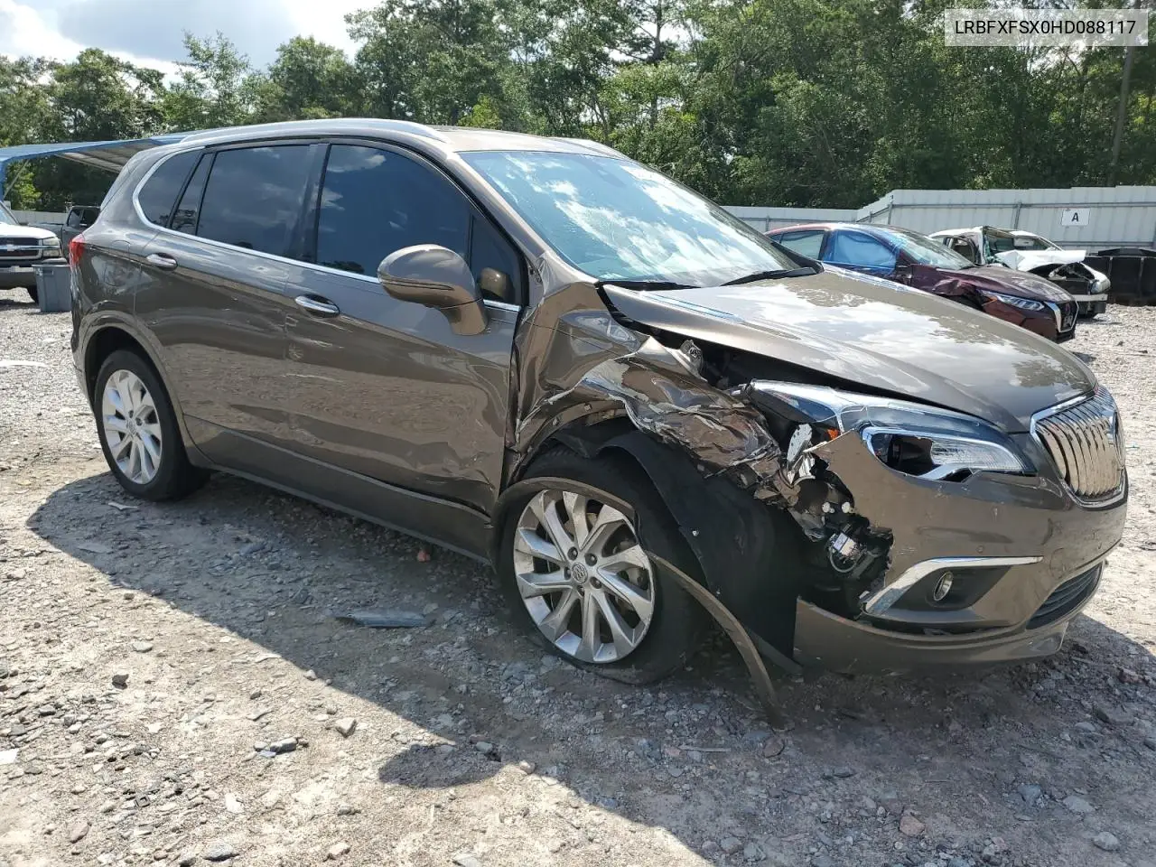 2017 Buick Envision Premium Ii VIN: LRBFXFSX0HD088117 Lot: 62754615