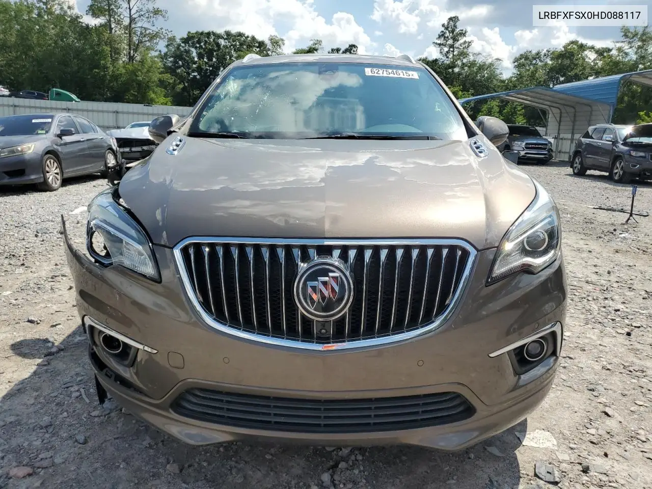 2017 Buick Envision Premium Ii VIN: LRBFXFSX0HD088117 Lot: 62754615
