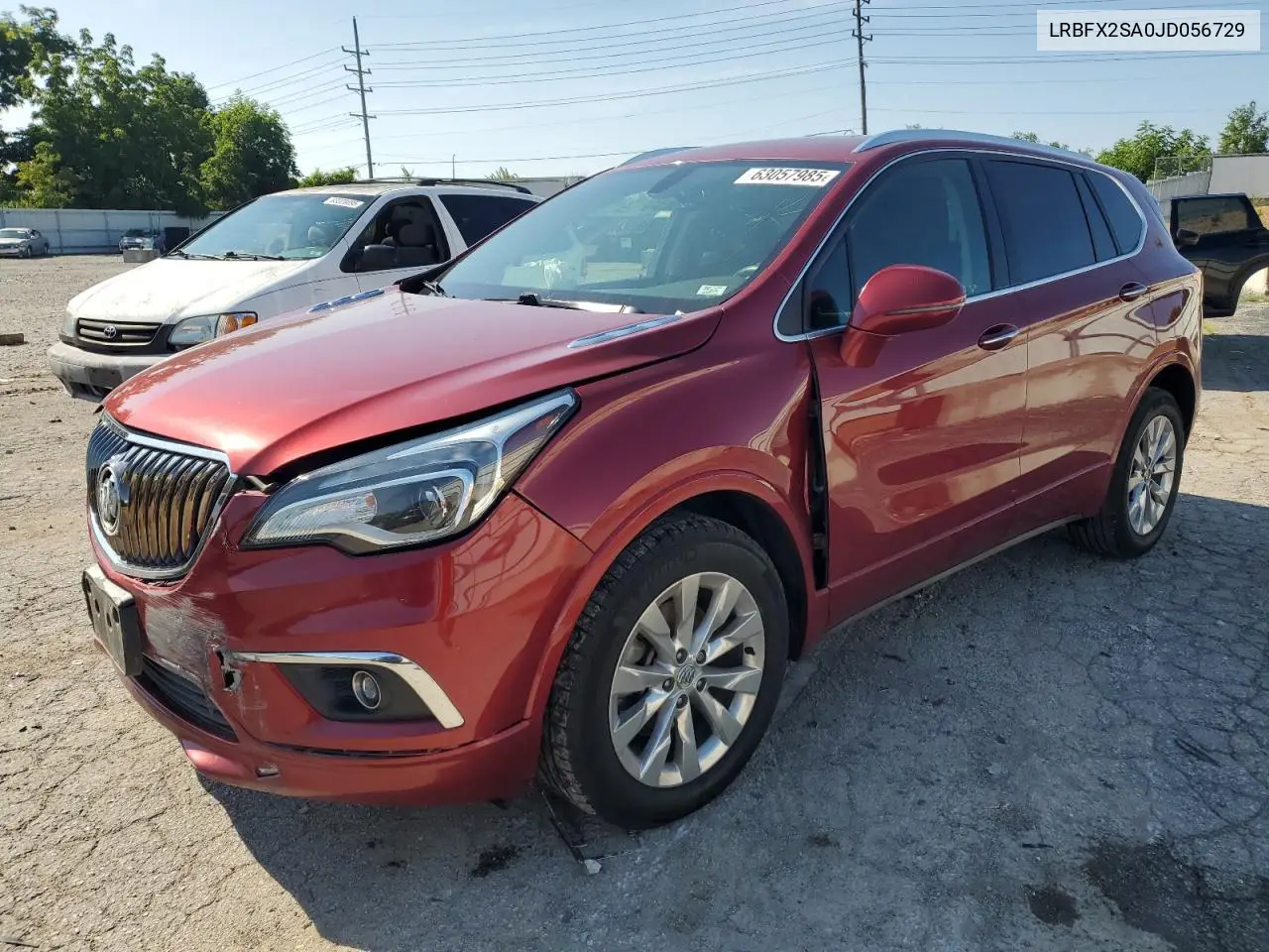 2018 Buick Envision Essence VIN: LRBFX2SA0JD056729 Lot: 63057985