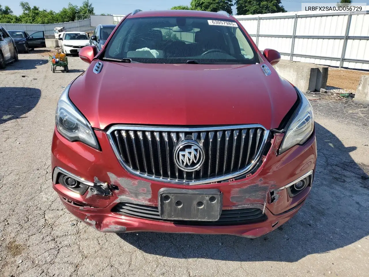 2018 Buick Envision Essence VIN: LRBFX2SA0JD056729 Lot: 63057985