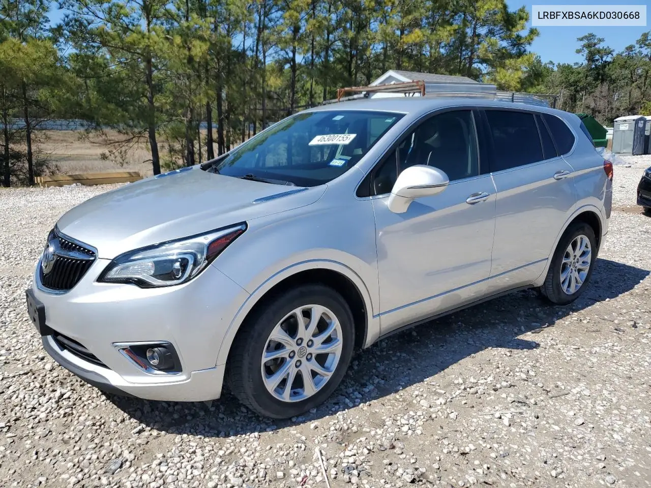 2019 Buick Envision Preferred VIN: LRBFXBSA6KD030668 Lot: 46300155