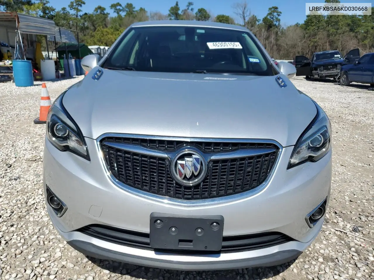 2019 Buick Envision Preferred VIN: LRBFXBSA6KD030668 Lot: 46300155