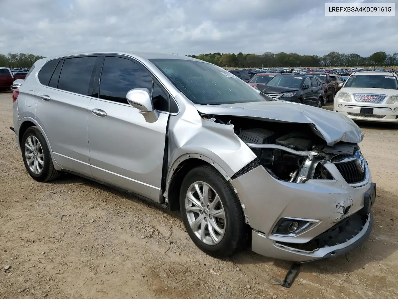2019 Buick Envision Preferred VIN: LRBFXBSA4KD091615 Lot: 51308765