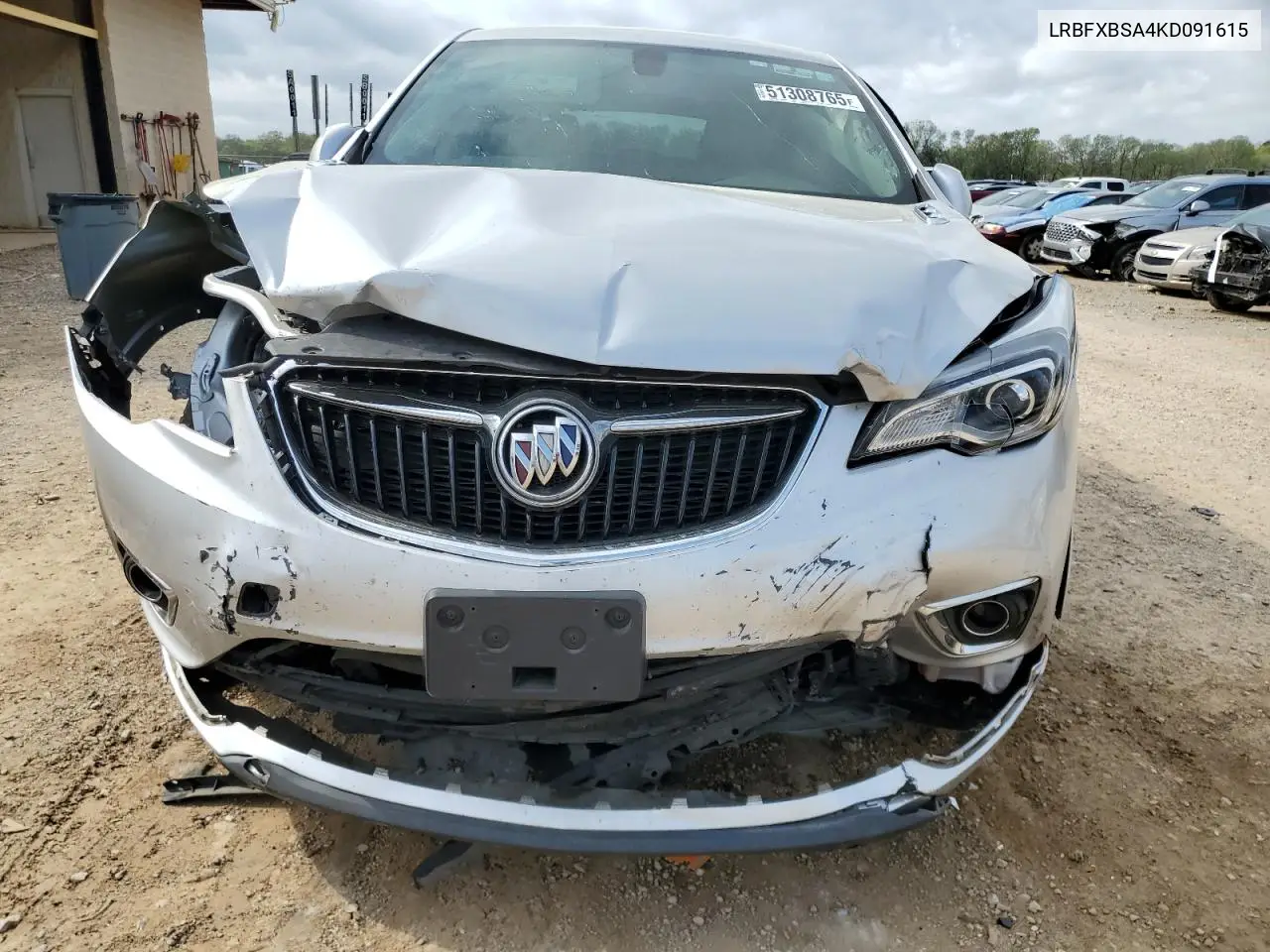 2019 Buick Envision Preferred VIN: LRBFXBSA4KD091615 Lot: 51308765