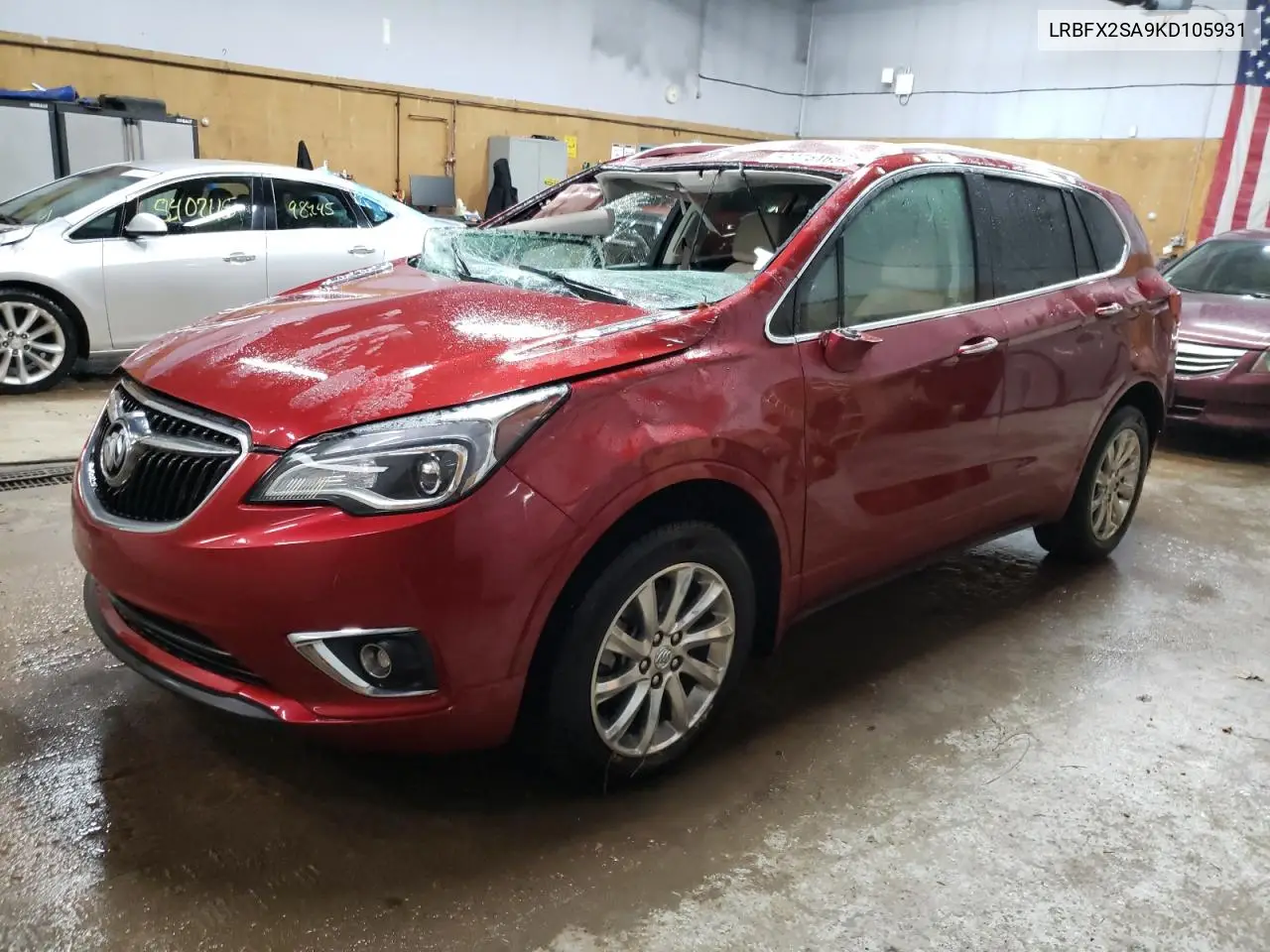 2019 Buick Envision Essence VIN: LRBFX2SA9KD105931 Lot: 52415165