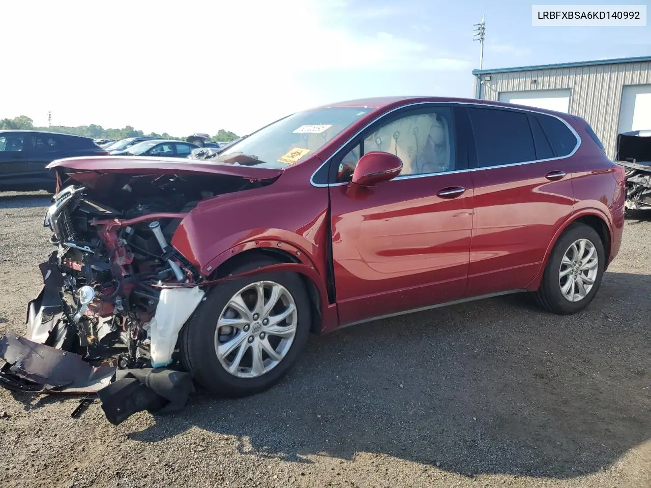 2019 Buick Envision Preferred VIN: LRBFXBSA6KD140992 Lot: 62325895