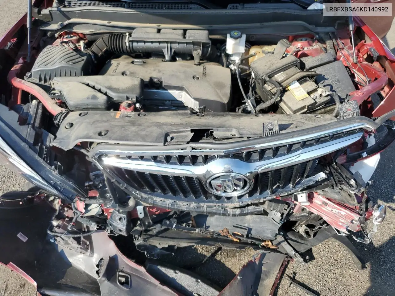 2019 Buick Envision Preferred VIN: LRBFXBSA6KD140992 Lot: 62325895