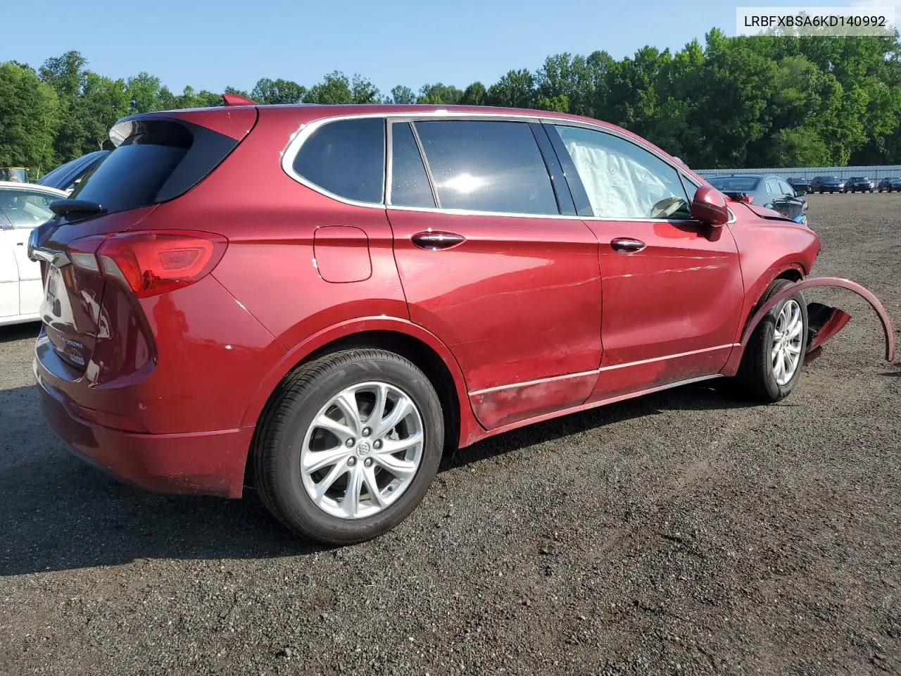 2019 Buick Envision Preferred VIN: LRBFXBSA6KD140992 Lot: 62325895