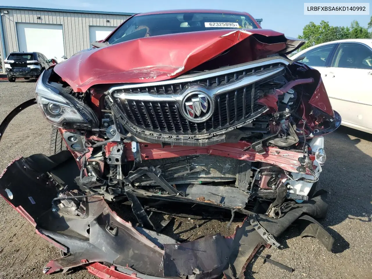 2019 Buick Envision Preferred VIN: LRBFXBSA6KD140992 Lot: 62325895