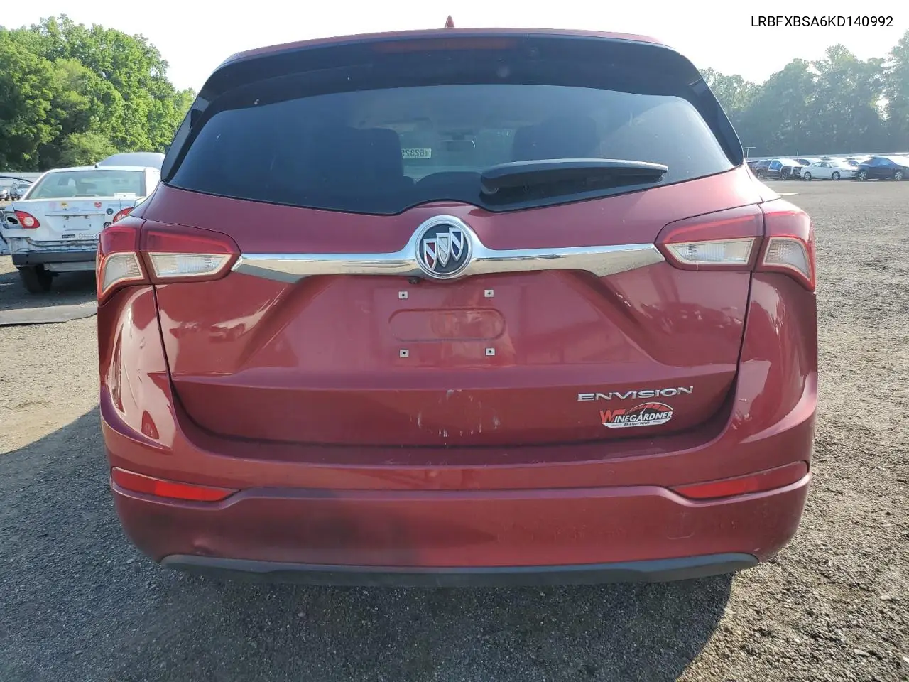 2019 Buick Envision Preferred VIN: LRBFXBSA6KD140992 Lot: 62325895
