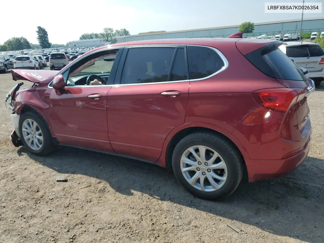 2019 Buick Envision Preferred VIN: LRBFXBSA7KD026354 Lot: 62749455