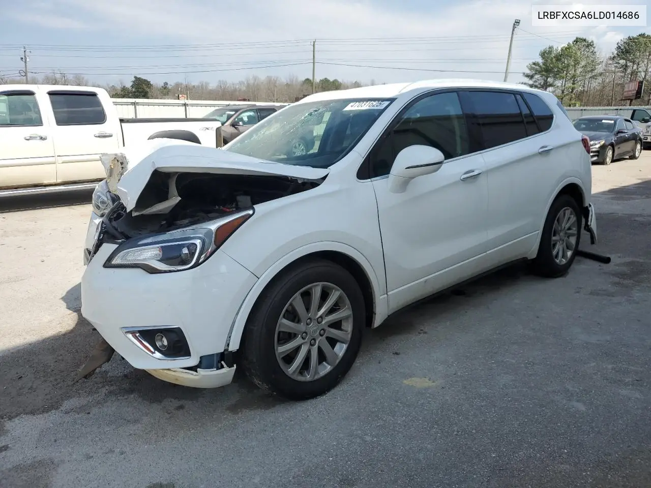 2020 Buick Envision Essence VIN: LRBFXCSA6LD014686 Lot: 47031625