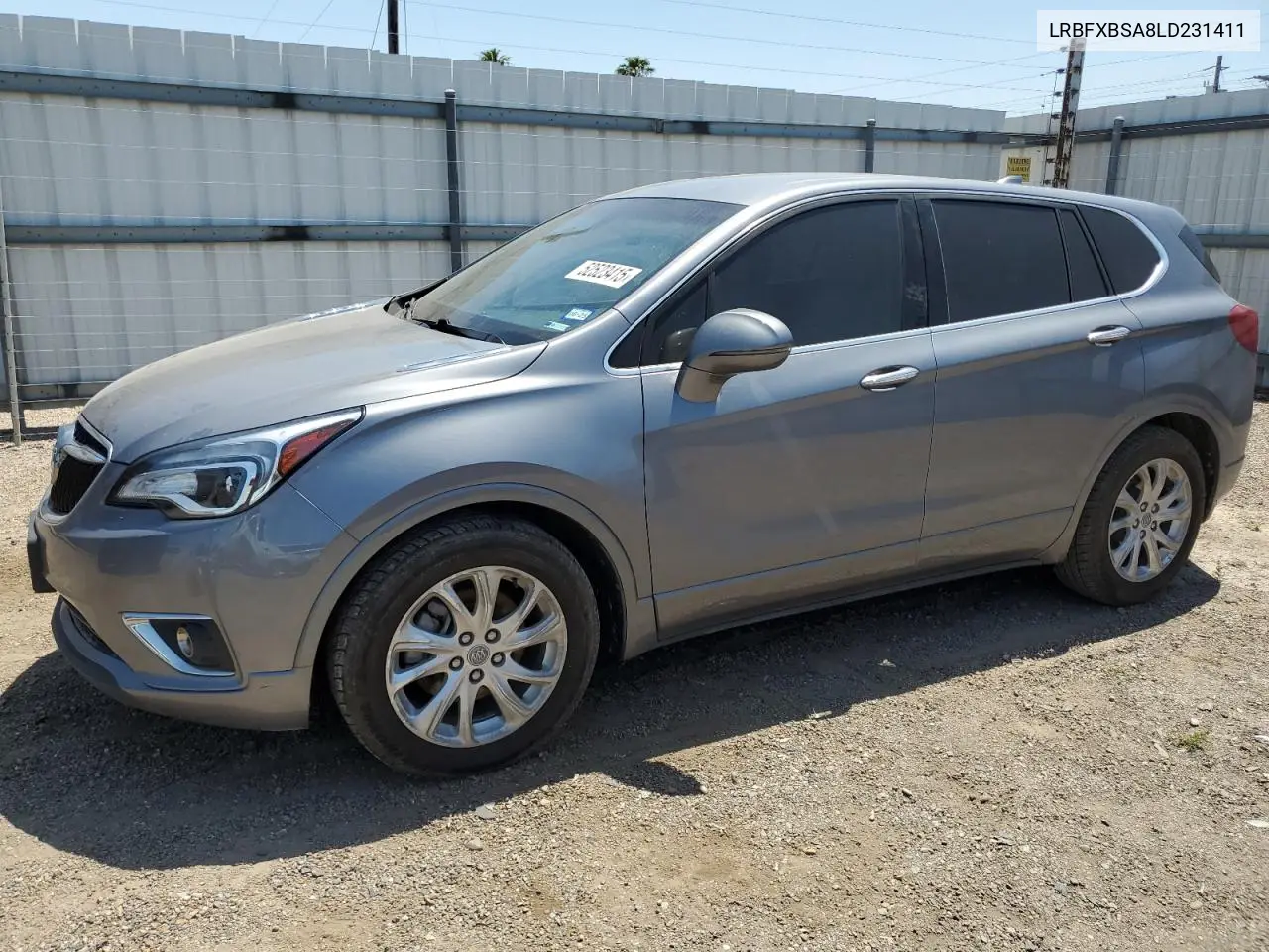 2020 Buick Envision Preferred VIN: LRBFXBSA8LD231411 Lot: 52523415