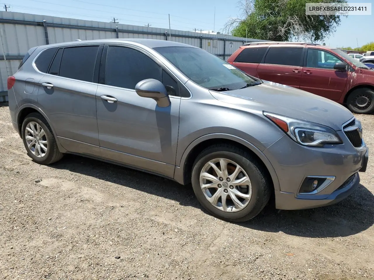 2020 Buick Envision Preferred VIN: LRBFXBSA8LD231411 Lot: 52523415