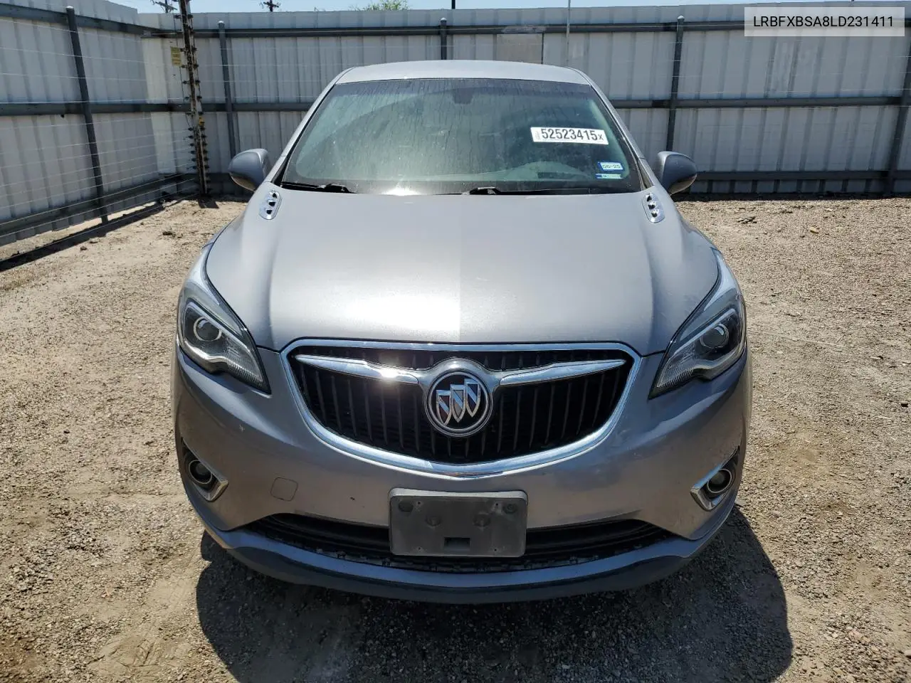 2020 Buick Envision Preferred VIN: LRBFXBSA8LD231411 Lot: 52523415