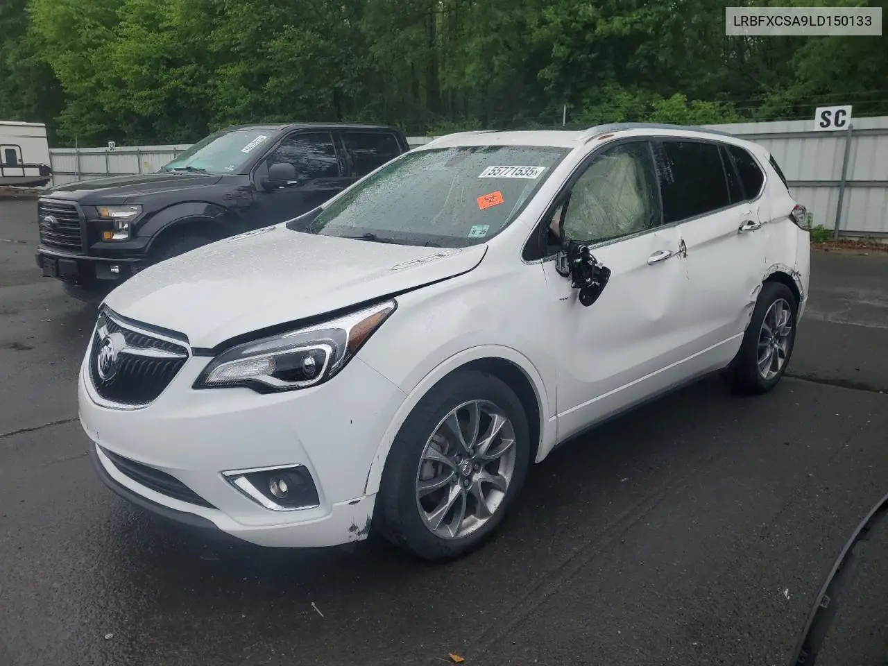 2020 Buick Envision Essence VIN: LRBFXCSA9LD150133 Lot: 55771535