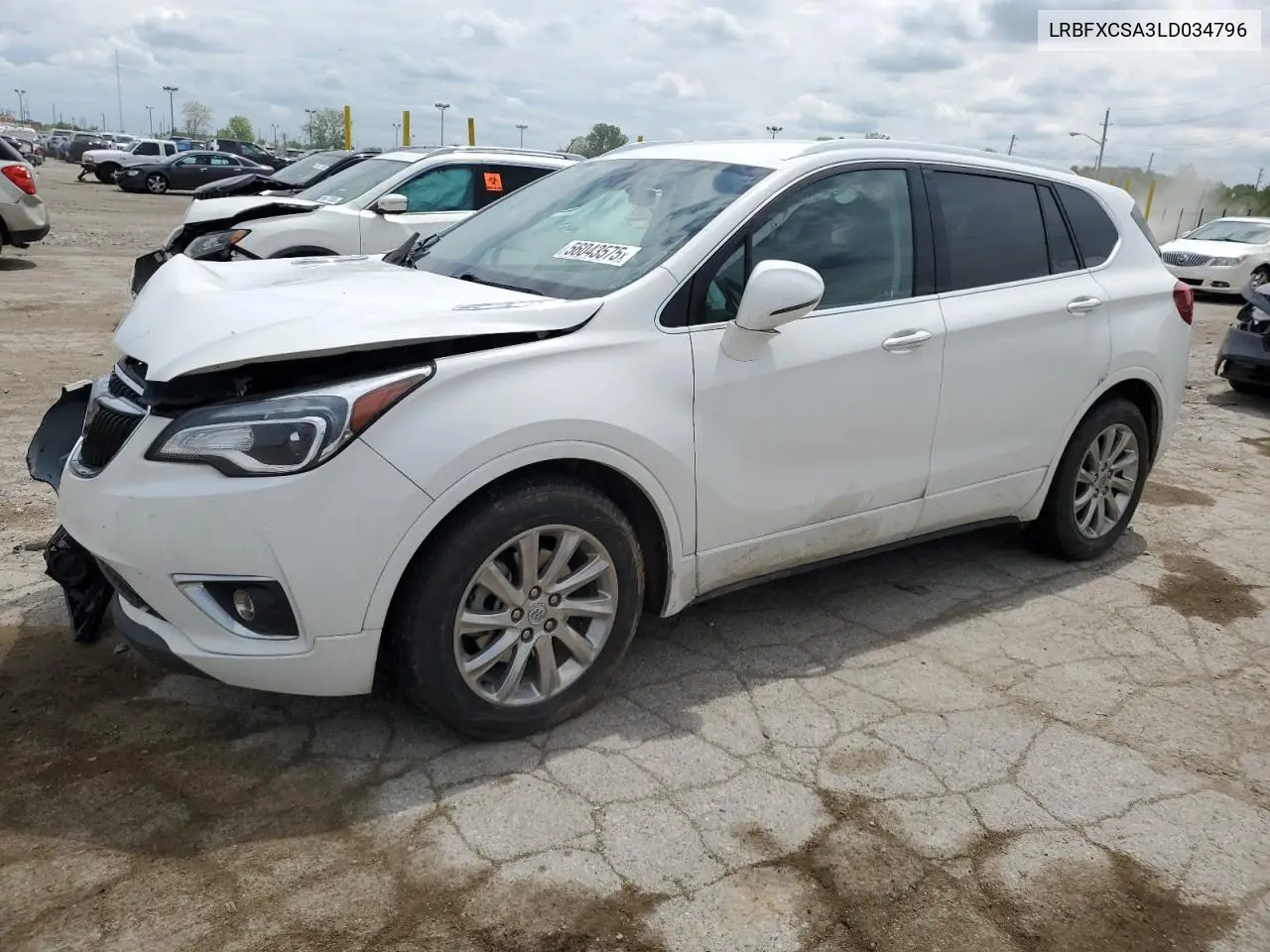 2020 Buick Envision Essence VIN: LRBFXCSA3LD034796 Lot: 56043575