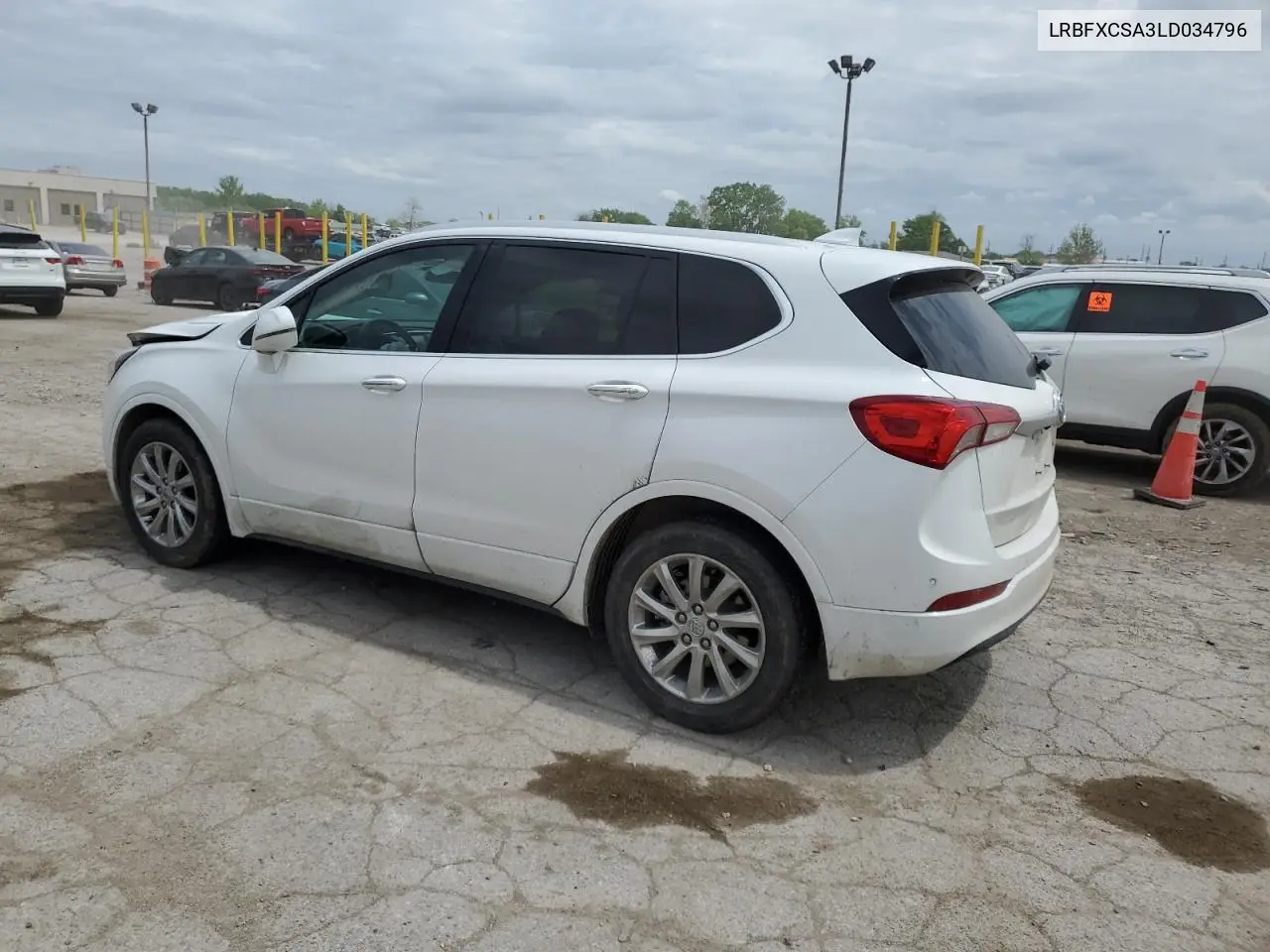 2020 Buick Envision Essence VIN: LRBFXCSA3LD034796 Lot: 56043575