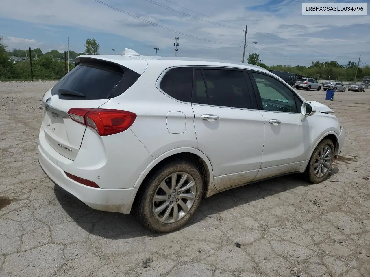 2020 Buick Envision Essence VIN: LRBFXCSA3LD034796 Lot: 56043575