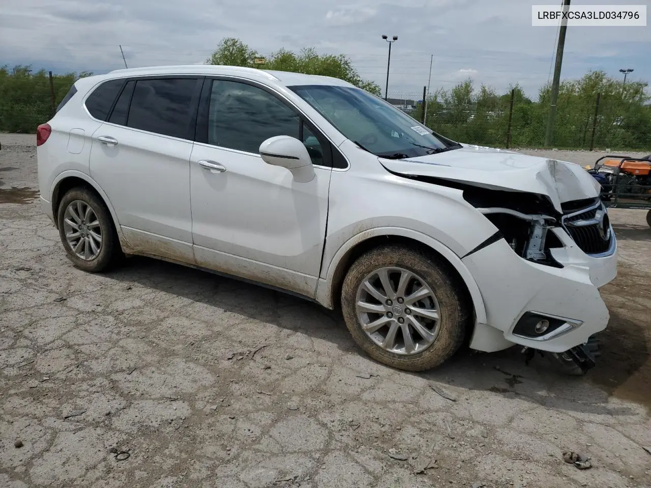 2020 Buick Envision Essence VIN: LRBFXCSA3LD034796 Lot: 56043575