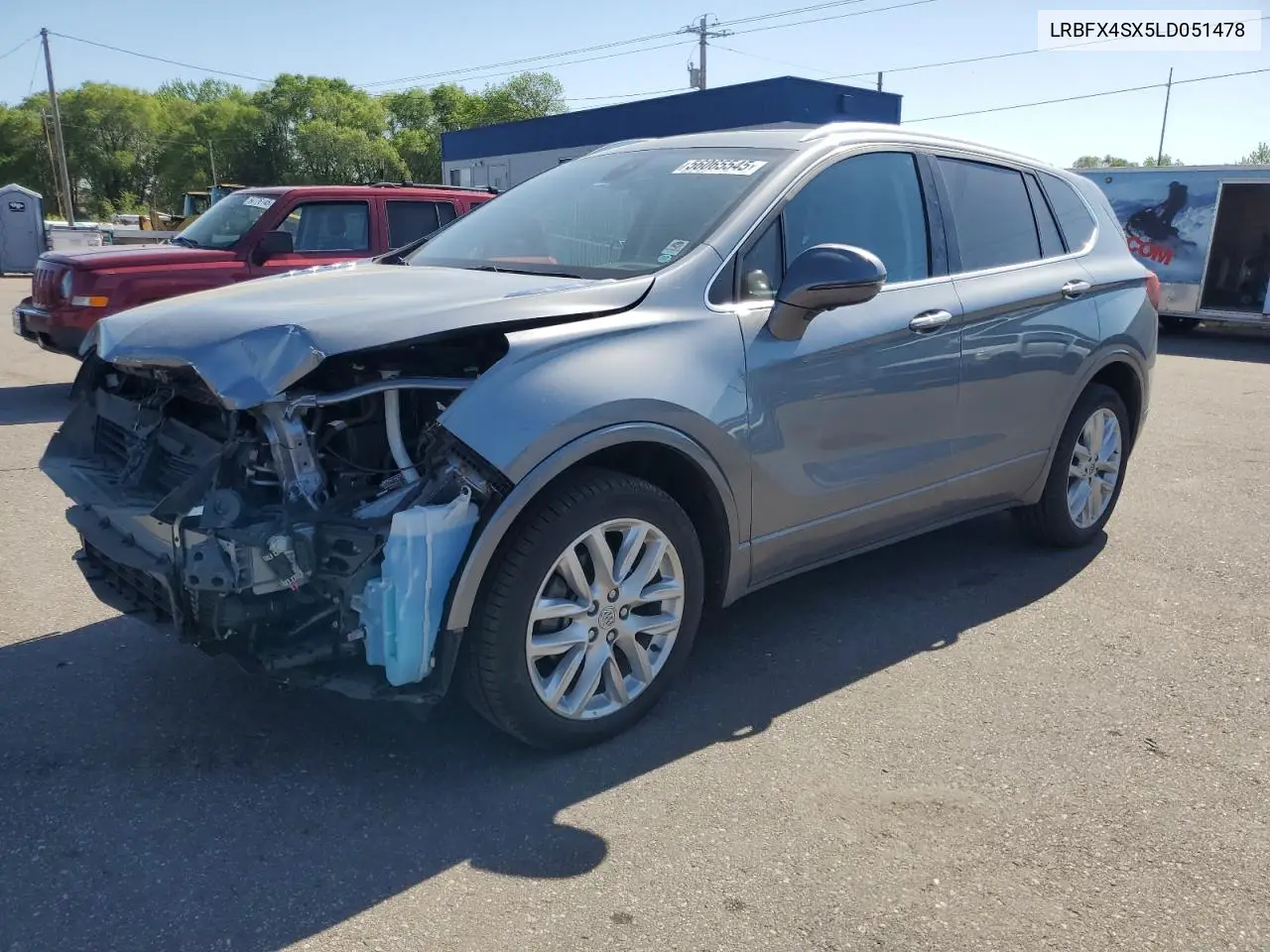 2020 Buick Envision Premium Ii VIN: LRBFX4SX5LD051478 Lot: 56065545