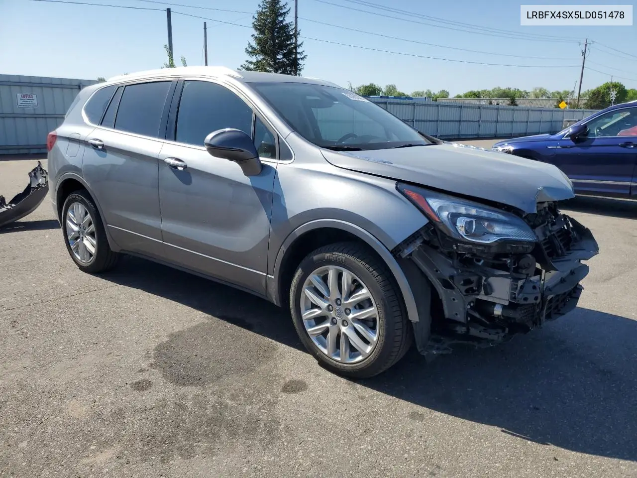2020 Buick Envision Premium Ii VIN: LRBFX4SX5LD051478 Lot: 56065545