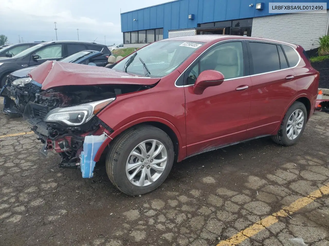 2020 Buick Envision Preferred VIN: LRBFXBSA9LD012490 Lot: 62290485