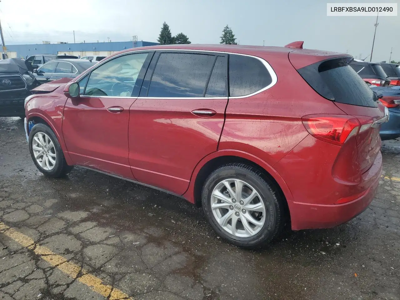 2020 Buick Envision Preferred VIN: LRBFXBSA9LD012490 Lot: 62290485