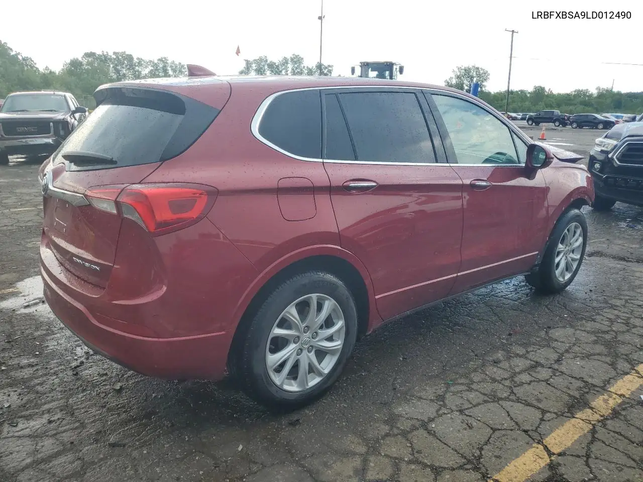 2020 Buick Envision Preferred VIN: LRBFXBSA9LD012490 Lot: 62290485
