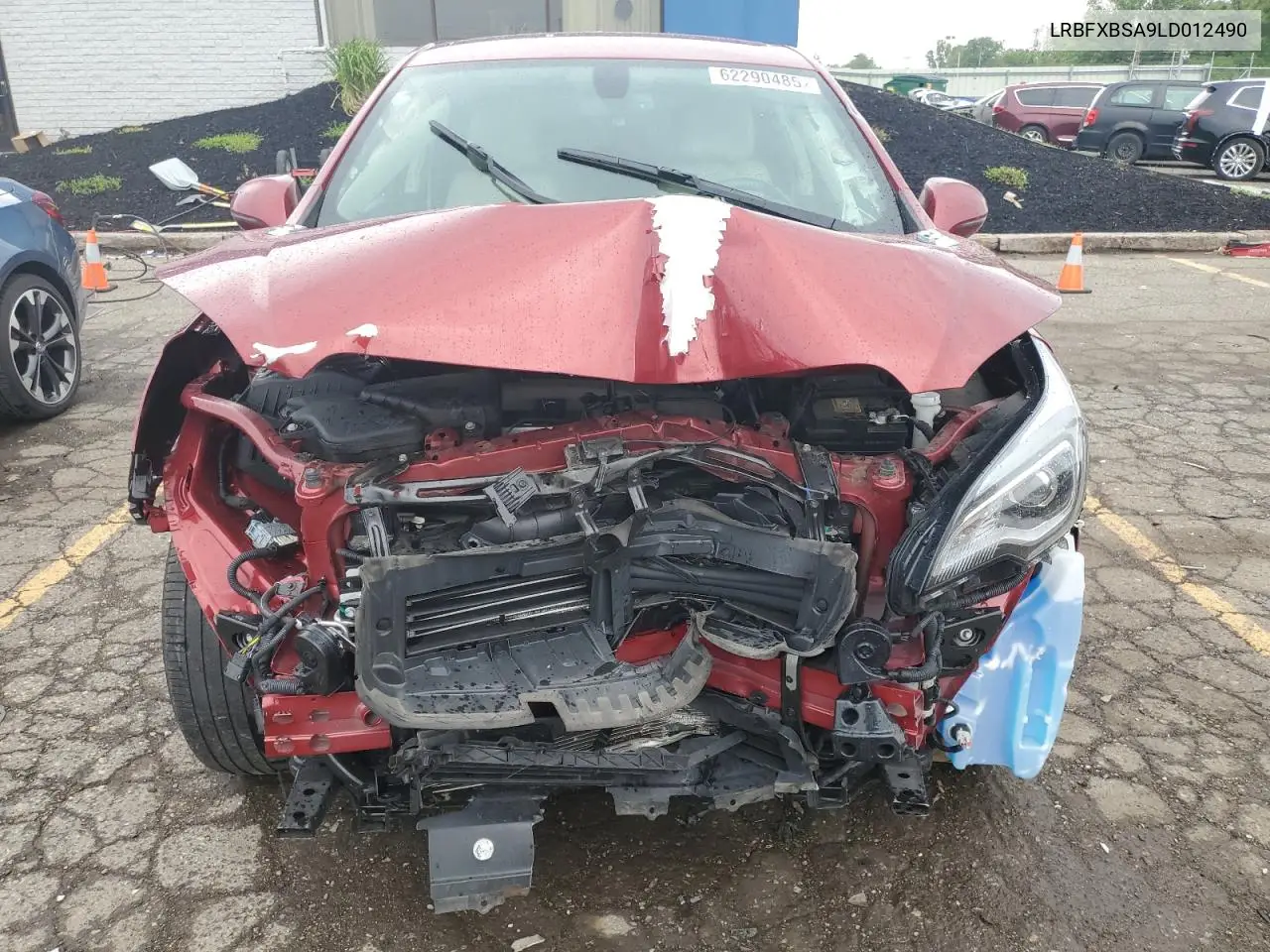 2020 Buick Envision Preferred VIN: LRBFXBSA9LD012490 Lot: 62290485