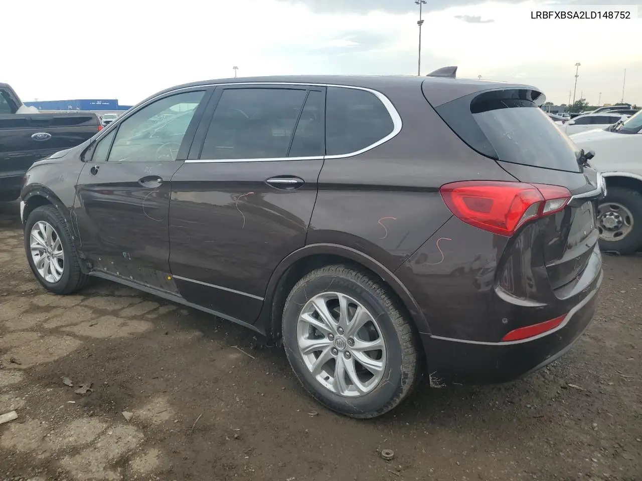 2020 Buick Envision Preferred VIN: LRBFXBSA2LD148752 Lot: 62453435