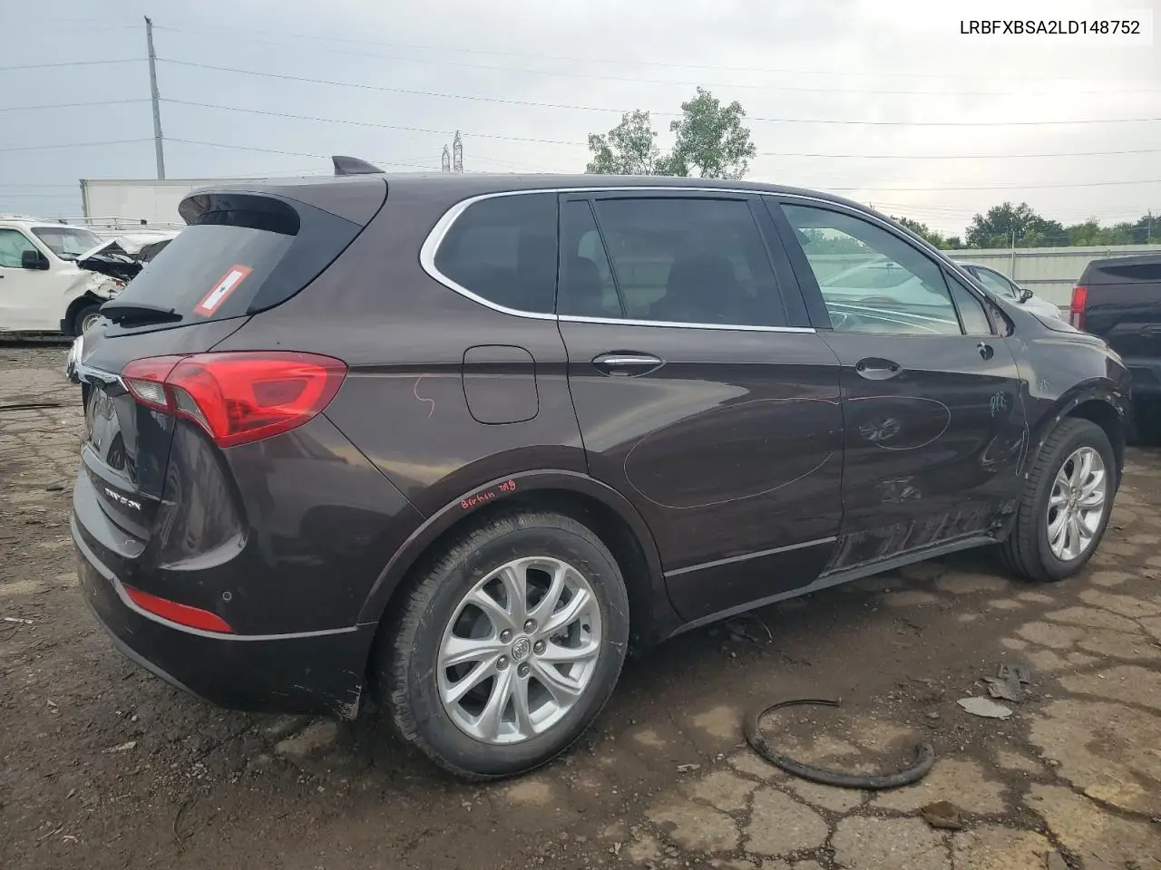 2020 Buick Envision Preferred VIN: LRBFXBSA2LD148752 Lot: 62453435