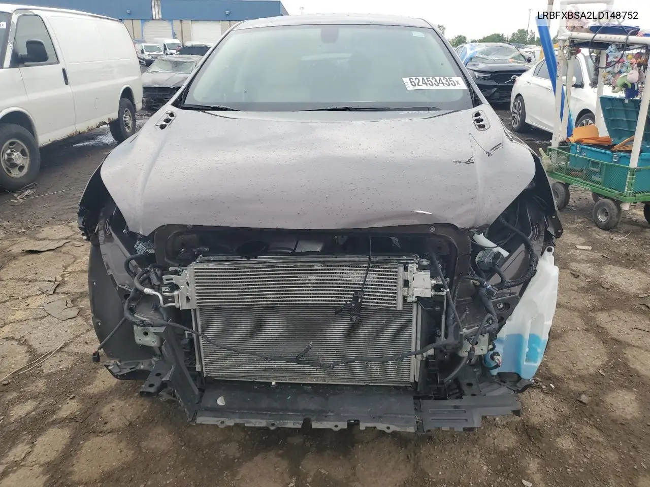 2020 Buick Envision Preferred VIN: LRBFXBSA2LD148752 Lot: 62453435