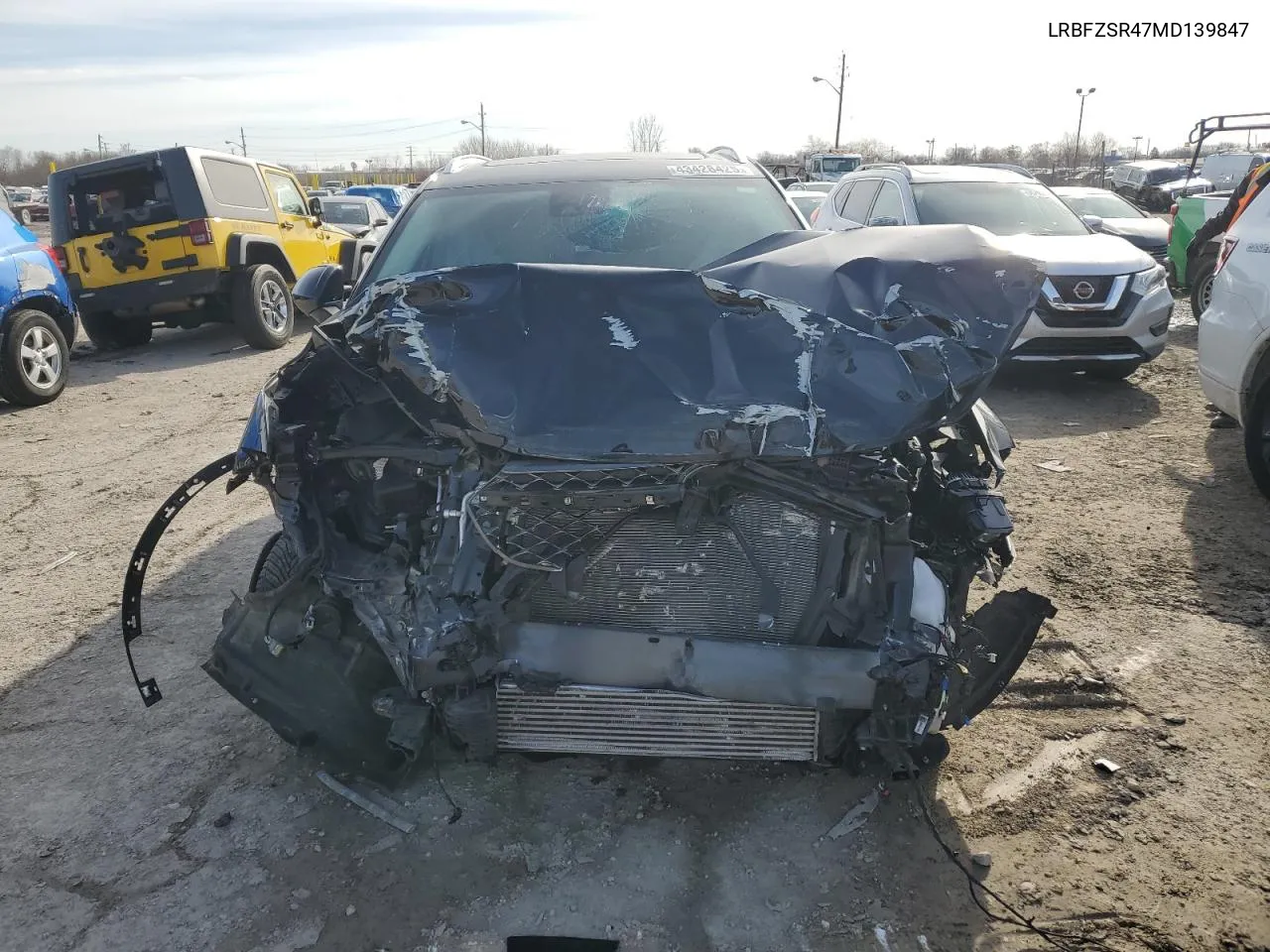 2021 Buick Envision Avenir VIN: LRBFZSR47MD139847 Lot: 43428425
