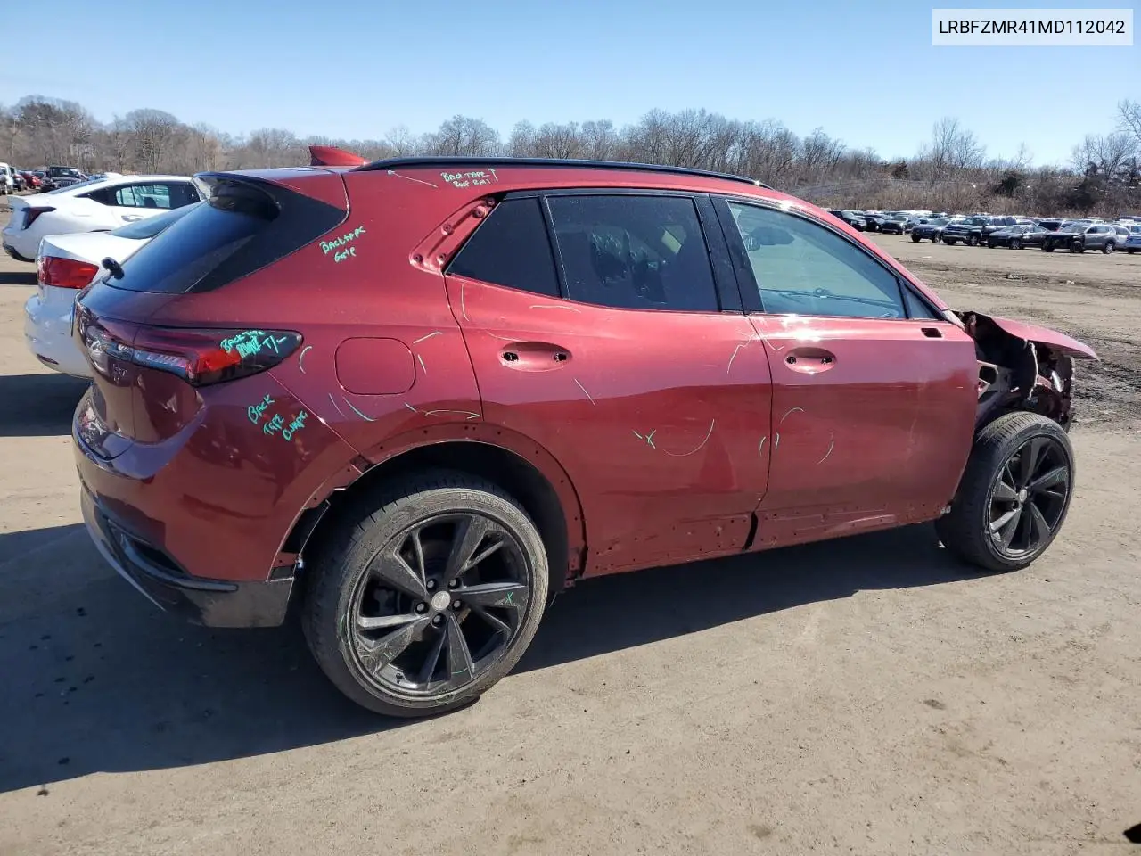 2021 Buick Envision Preferred VIN: LRBFZMR41MD112042 Lot: 43610315