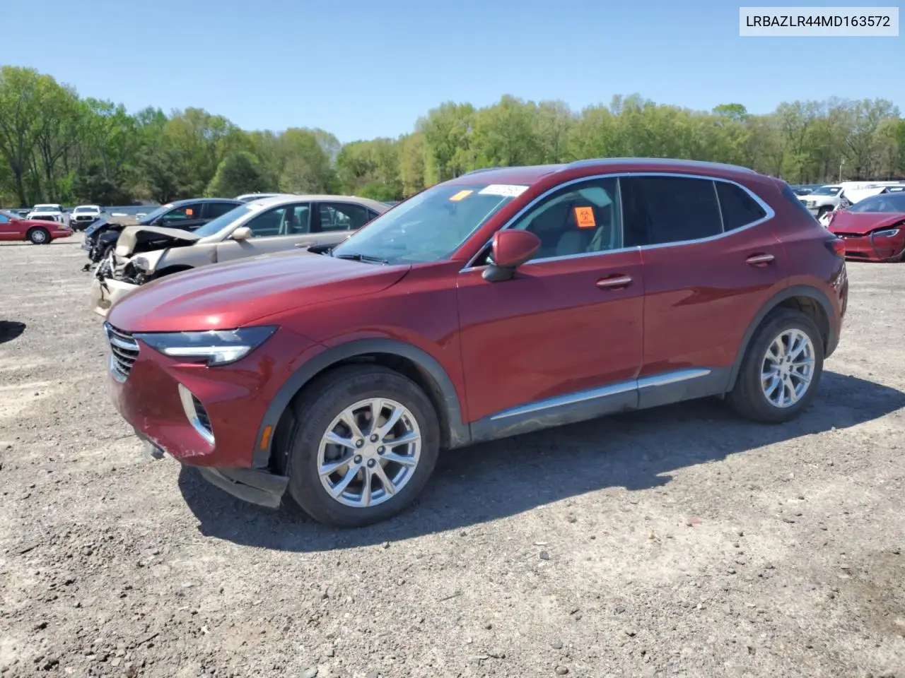 2021 Buick Envision Preferred VIN: LRBAZLR44MD163572 Lot: 52320595