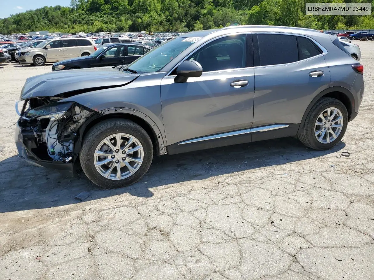 2021 Buick Envision Preferred VIN: LRBFZMR47MD193449 Lot: 55872215