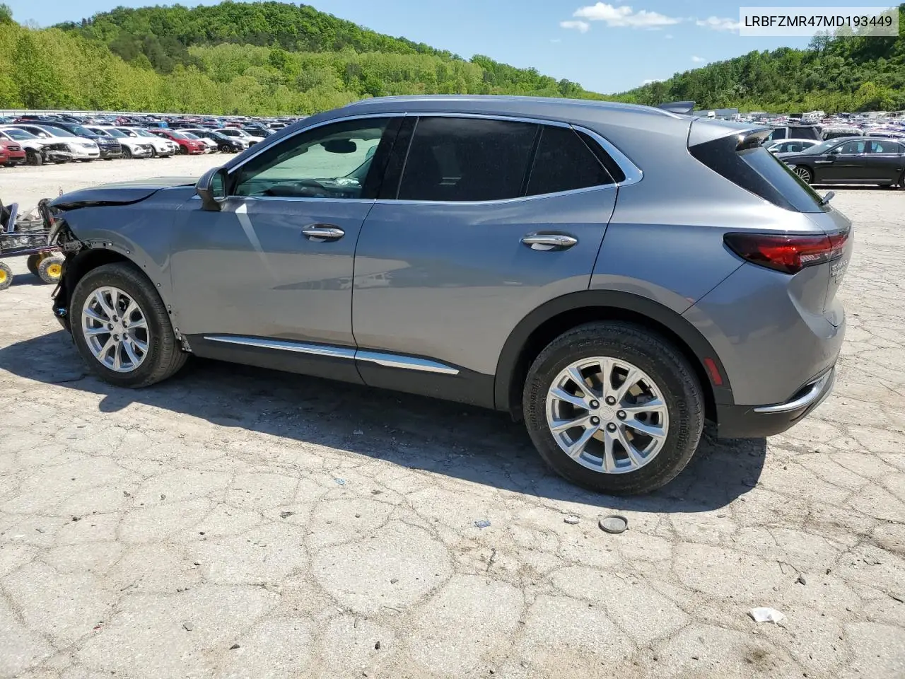 2021 Buick Envision Preferred VIN: LRBFZMR47MD193449 Lot: 55872215