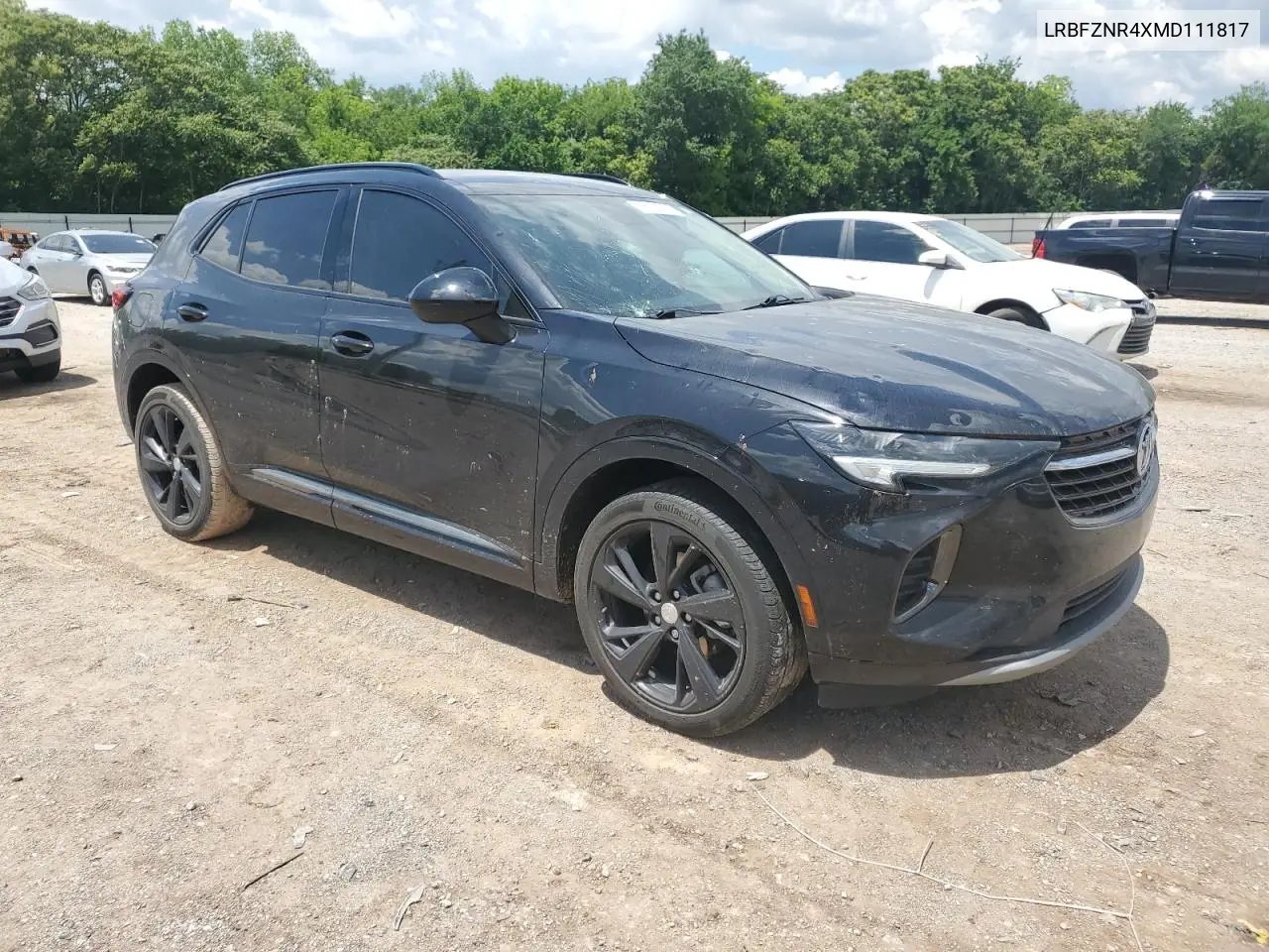 2021 Buick Envision Essence VIN: LRBFZNR4XMD111817 Lot: 56026425